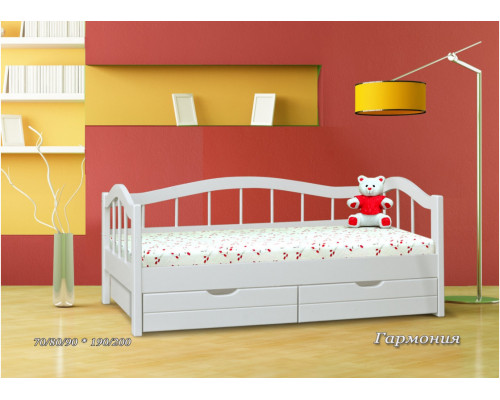 Кровать детская К - 064 три спинки