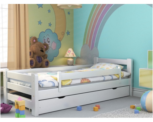 Кровать детская К - 127 с бортиком