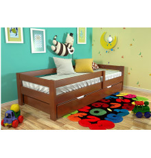 Кровать детская К - 074 с бортиком