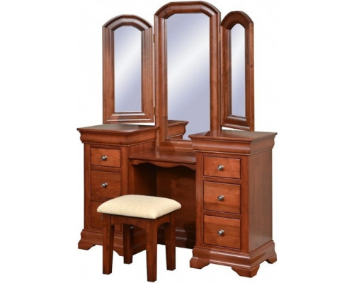 Макияжный стол Луи с зеркалом и табуретом